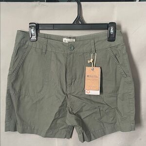 Olive Green Women's Shorts